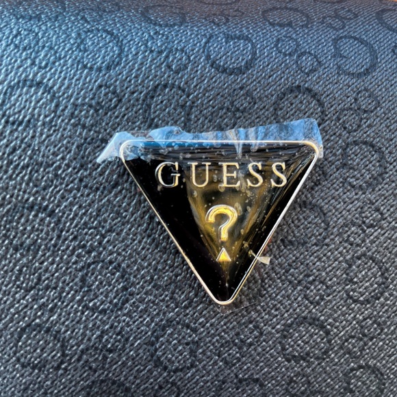 GUESS Black Patterned Makeup/Toiletries Bag - NWT - Picture 4 of 8